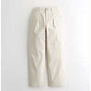 NWOT Hollister White High Rise Dad Pants